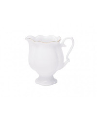 Lomonosov Porcelain Bone China Creamer - Hand-Painted With 22K Gold, 10.8 Fl Oz (320 Ml)